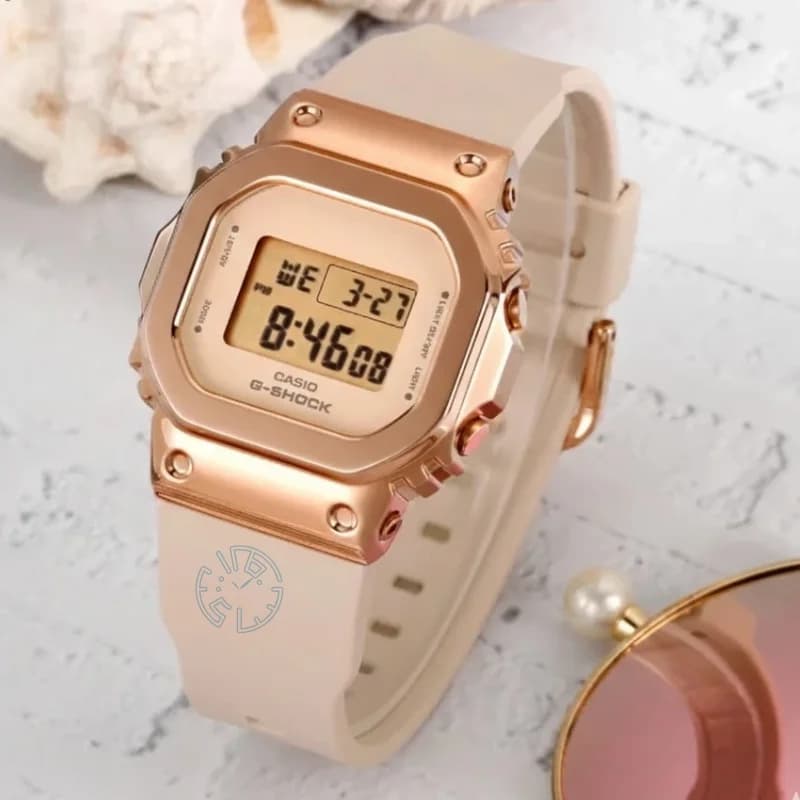 ساعت زنانه کاسیو (G-SHOCK) مدل GM-S5600PG-1 — تصویر ۴