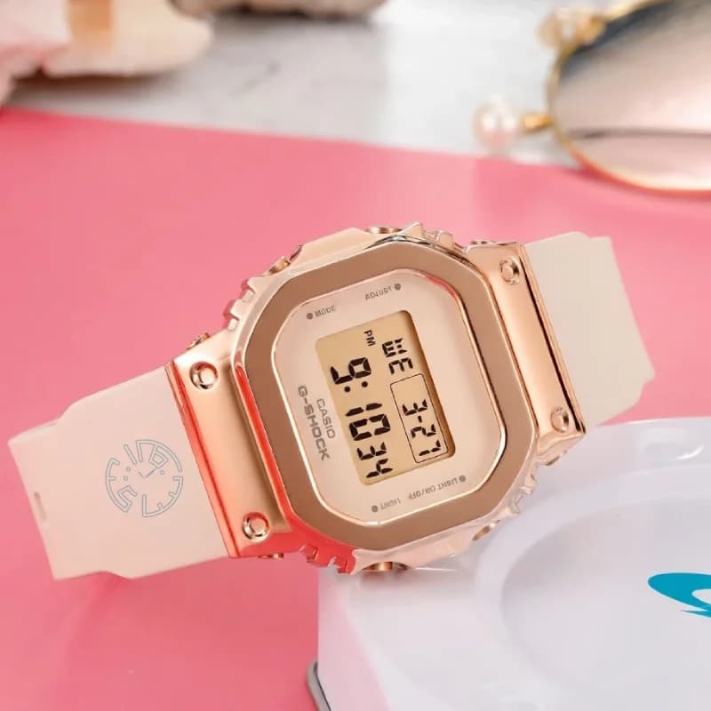 ساعت زنانه کاسیو (G-SHOCK) مدل GM-S5600PG-1 — تصویر ۳