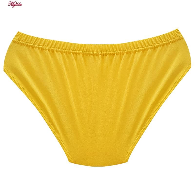 شورت مردانه ماییلدا مدل پنبه ای خردلی کد 4700 — تصویر ۳
