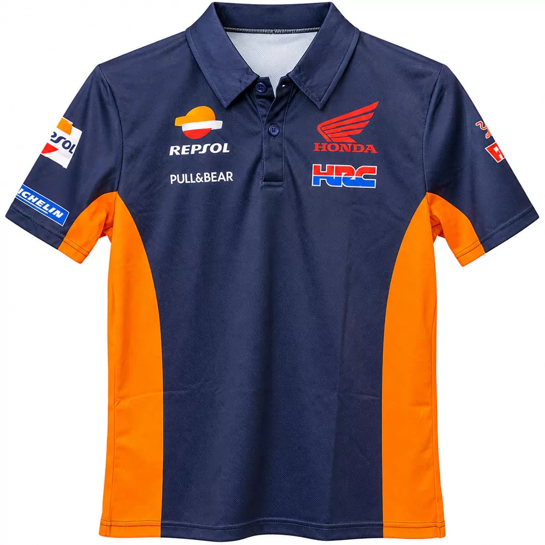 تیشرت استین کوتاه HONDA مدل BLACK ORANGE