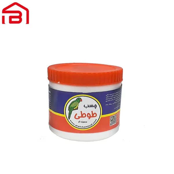 چسب چوب نیم کیلوئی طوطی