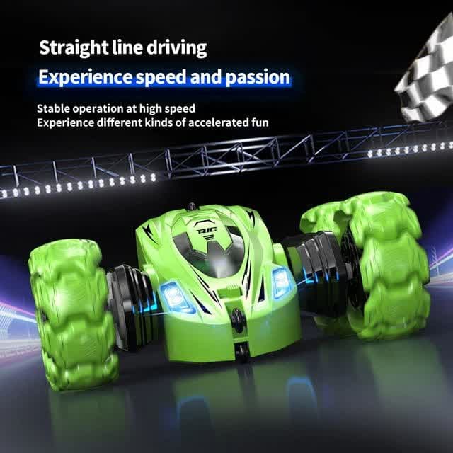 ماشین بازی کنترلی مدل دیوانه ملق زن RC STUNT CAR — تصویر ۴
