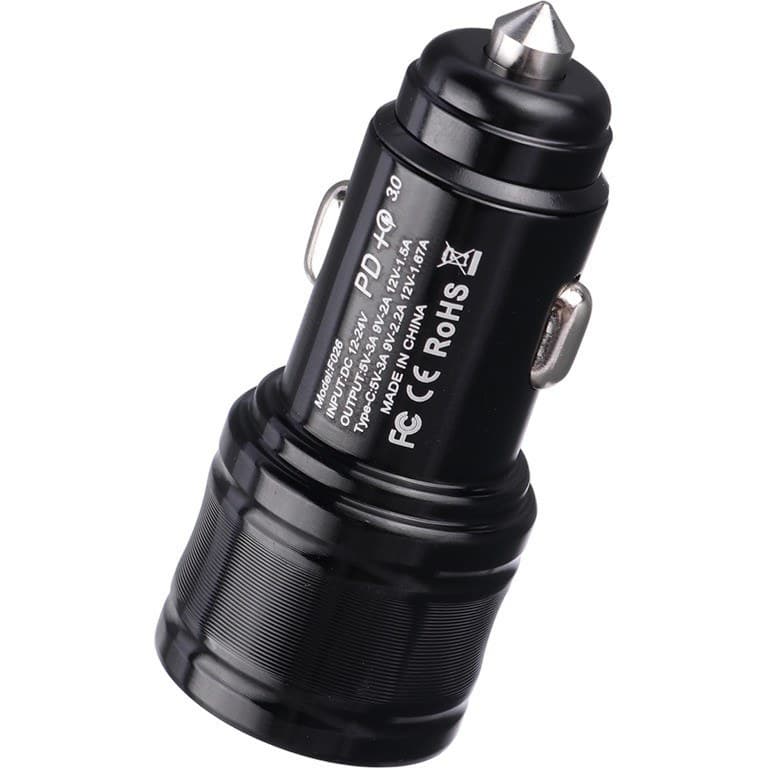 شارژر فندکی Firstyou مدل F026 فست شارژ 38w — تصویر ۲