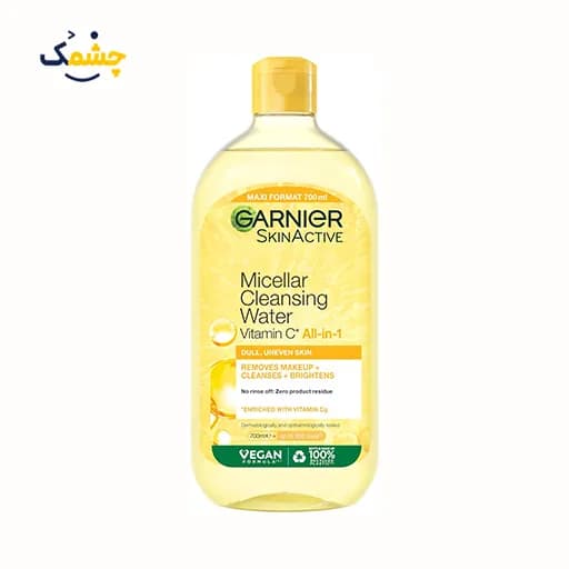 میسلار واتر ویتامین C گارنیر SkinActive ضدلک و روشن‌کننده حجم ۷۰۰ میلی‌لیتر