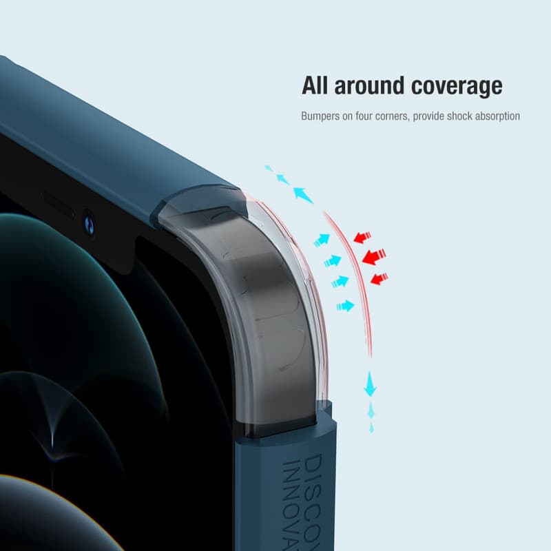 کاور نیلکین مدل Super Frosted Shield Pro مناسب برای گوشی موبایل اپل IPhone 13 — تصویر ۷