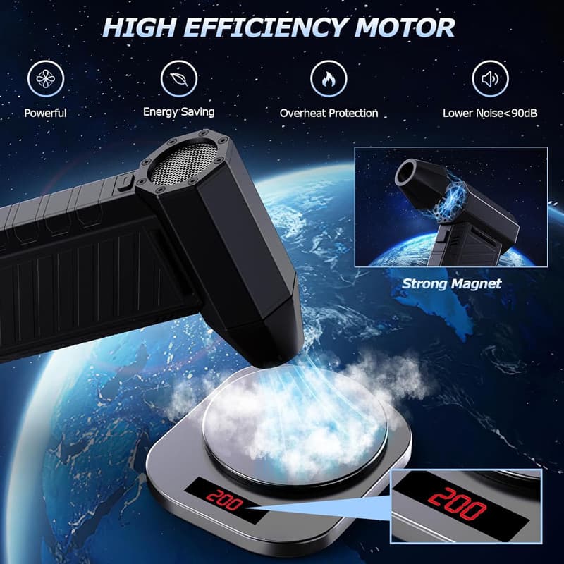 دستگاه دمنده و مکنده شارژی گرین لاین مدل Dou Force GB-216X — تصویر ۵
