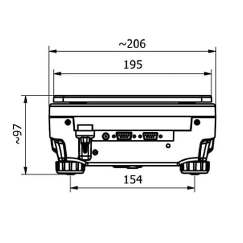 ترازوی رادواگ مدل WLC 1/A2 ظرفیت 1 کیلوگرم دقت 0.01 گرم — تصویر ۳