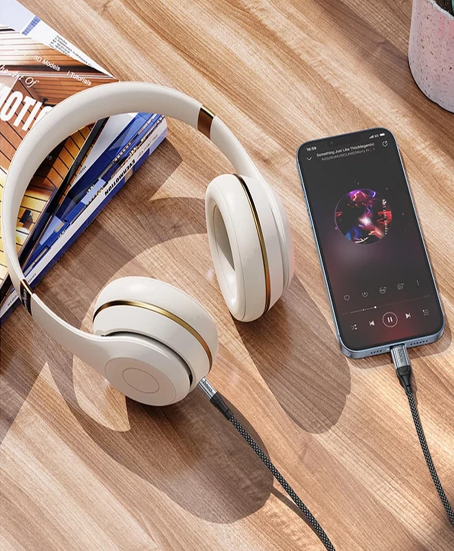کابل تبدیل AUX به Lightning هوکو UPA26 — تصویر ۳