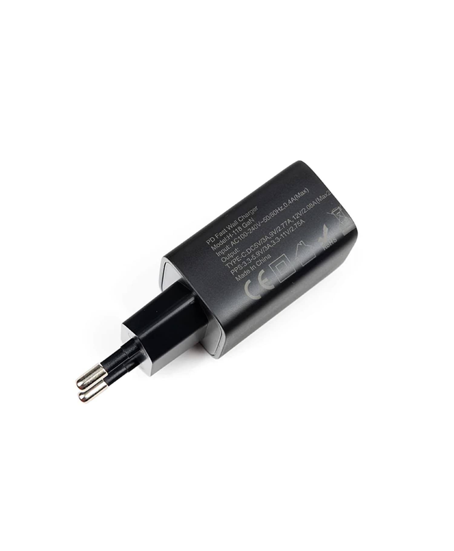 شارژر دیواری 25W Type-C هیسکا H-106 GAN — تصویر ۲