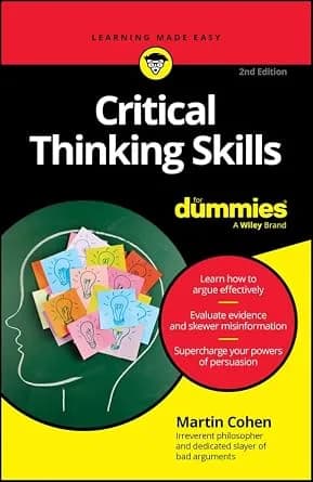 و دانلود نسخه کامل کتاب زبان اصلی Critical Thinking Skills For Dummies | دانلود کتاب خارجی