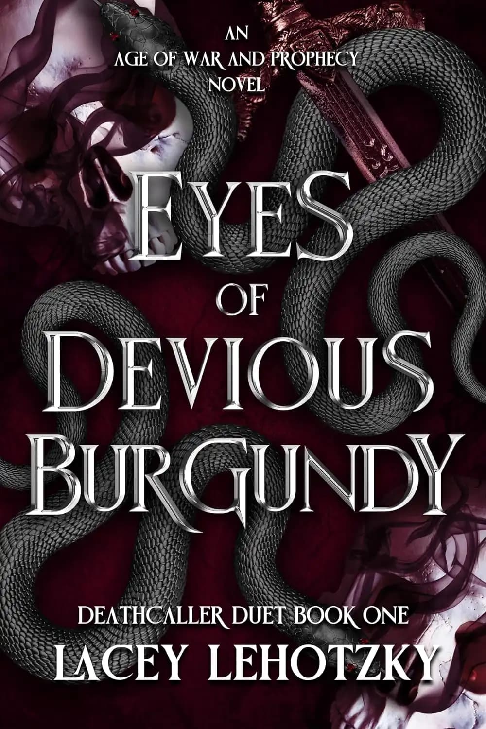 کتاب چشمان شرابیِ فریبنده (Eyes of Devious Burgundy) نسخه انگلیسی PDF | لیسی لهوتزکی