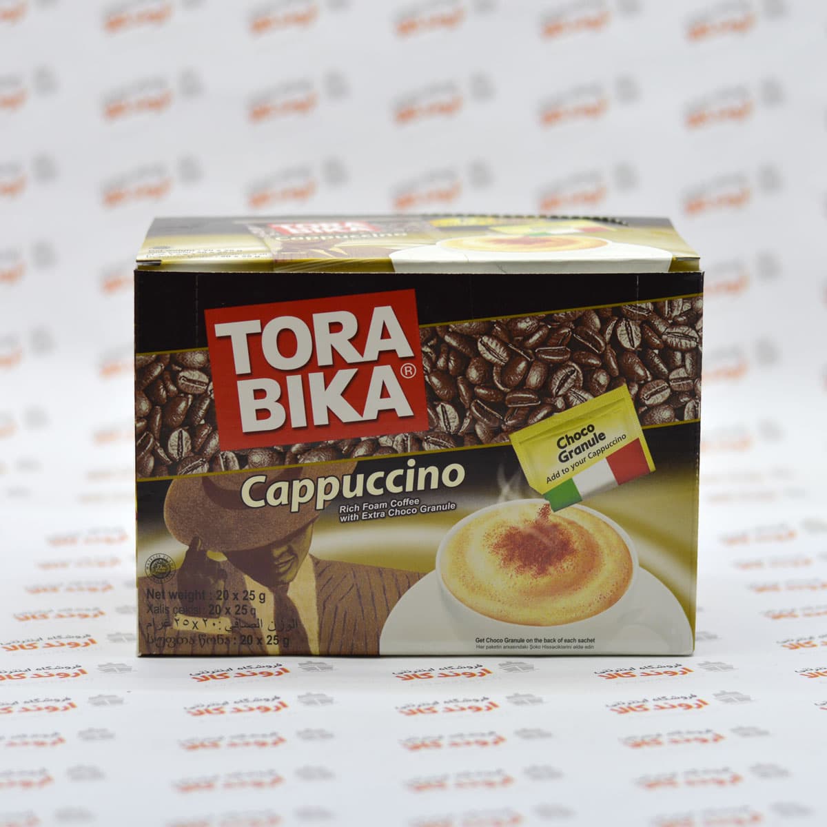 کاپوچینو فوری تورابیکا TORABIKA جعبه 20 ساشه ای