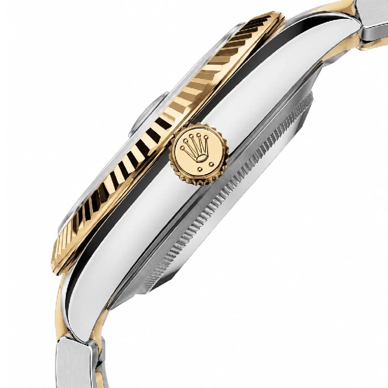 رولکس Datejust 41 مشکی نگین‌دار دو رنگ | رفرنس M126333-0005 — تصویر ۵