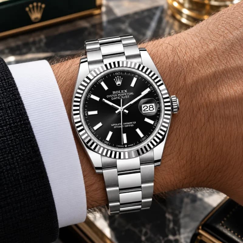 رولکس Datejust 41 مشکی | رفرنس M126334-0017 — تصویر ۶
