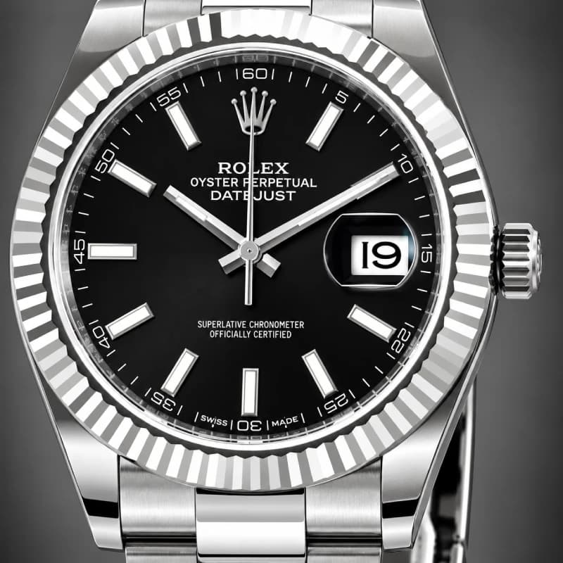رولکس Datejust 41 مشکی | رفرنس M126334-0017 — تصویر ۳