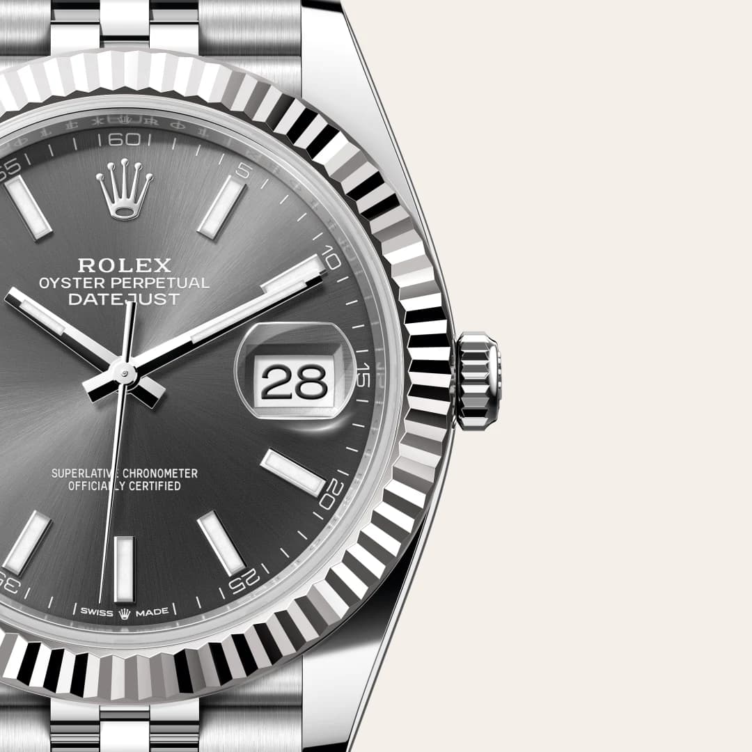 رولکس Datejust 41 خاکستری Slate | رفرنس M126334-0014 — تصویر ۲