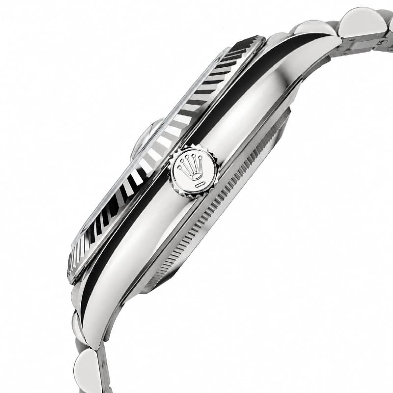 رولکس Datejust 41 آبی نگین‌دار با بند Jubilee | رفرنس M126334-0016 — تصویر ۳