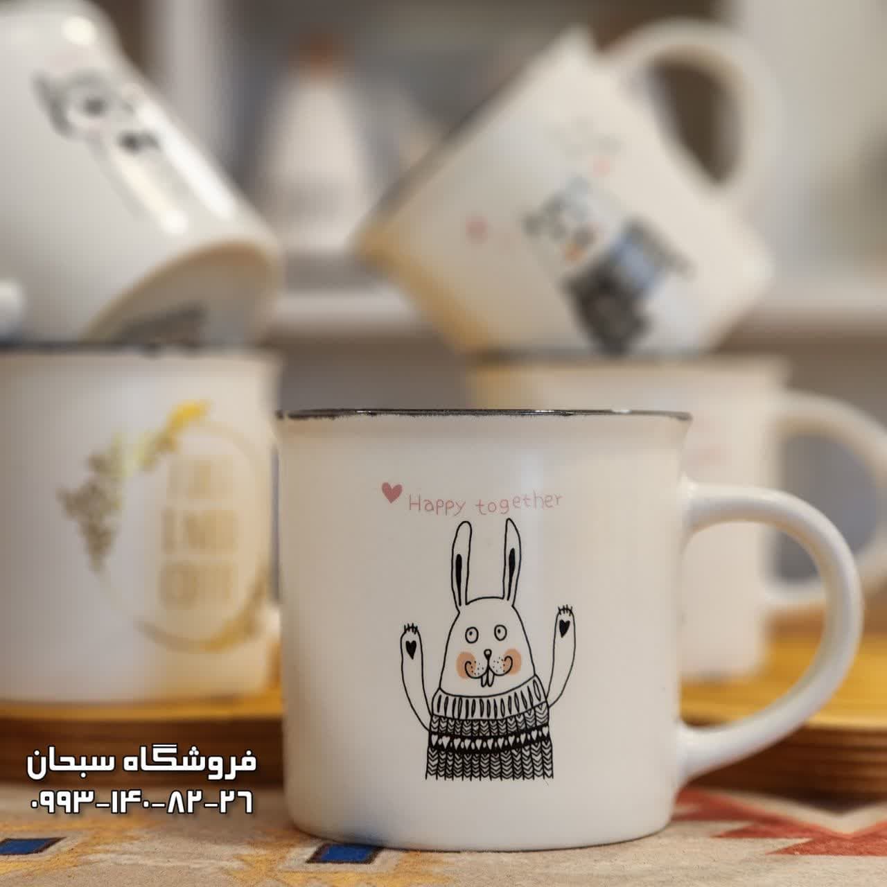 لیوان چینی نیوبن طرح حیوان
