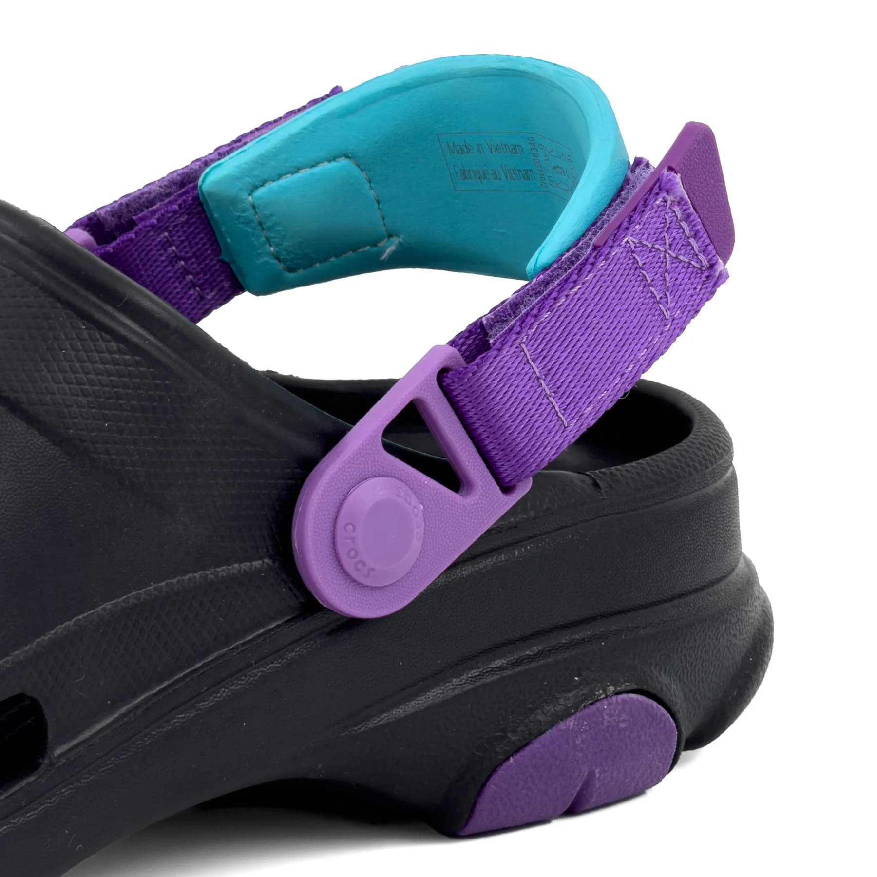 کراکس آل ترین مشکی بنفش زنانه | Crocs All Terrain — تصویر ۴