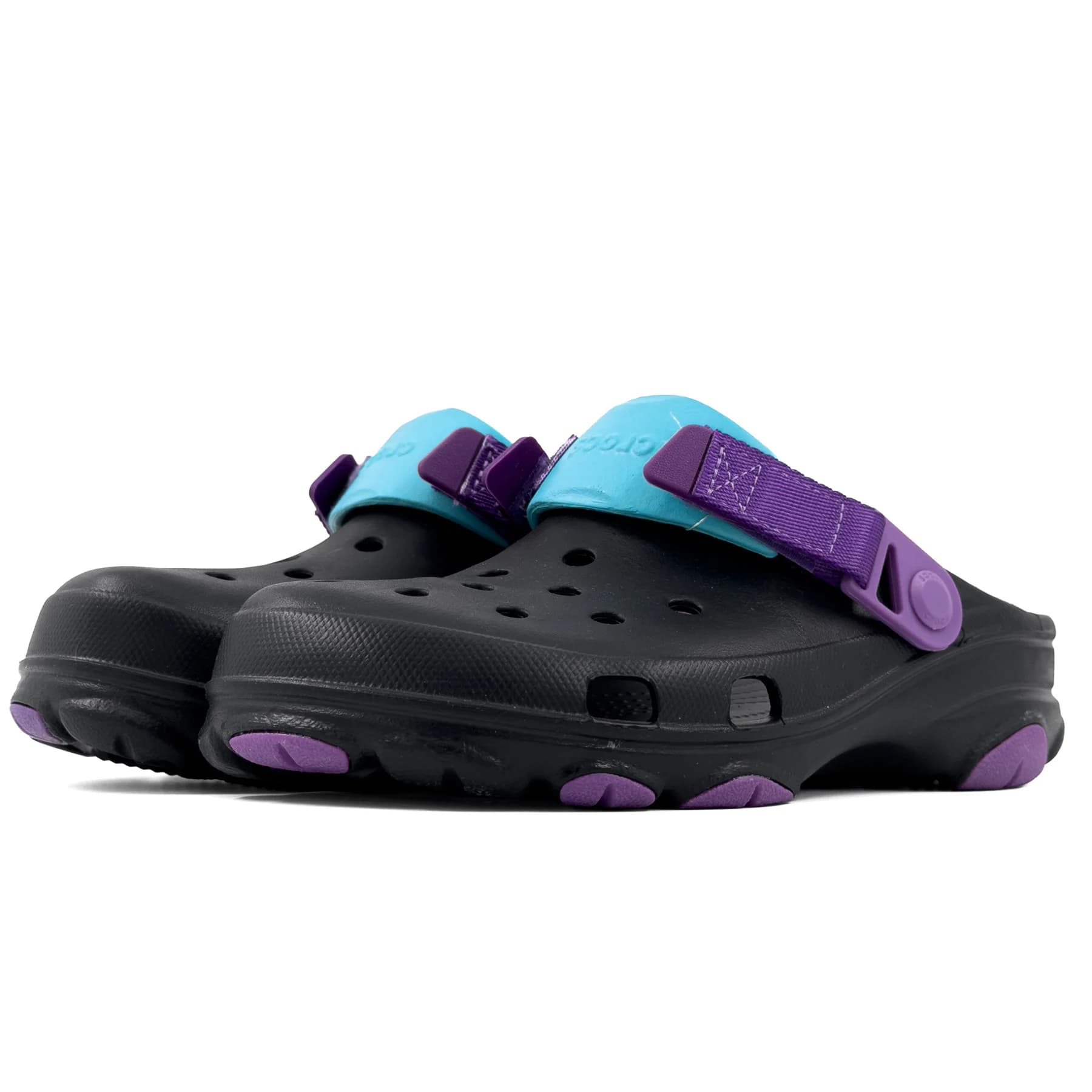 کراکس آل ترین مشکی بنفش زنانه | Crocs All Terrain — تصویر ۶