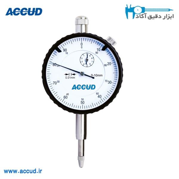 ساعت اندیکاتور 10میلی متر Accud (اکود با گارانتی شرکتی) مدل 223-010-11