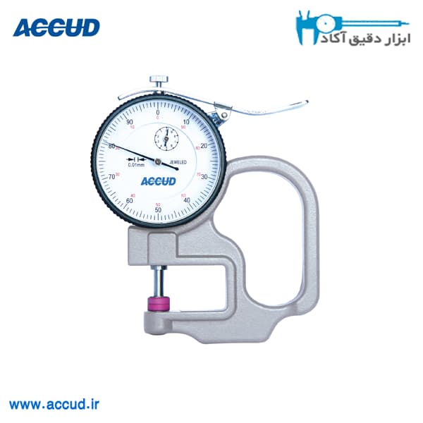 ضخامت سنج 10-0 میلی متر Accud (اکود با گارانتی شرکتی) مدل 443-010-11