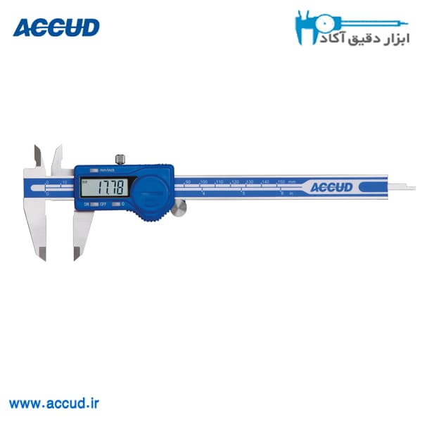 کولیس دیجیتال 15 سانتی متر Accud (اکود با گارانتی شرکتی) مدل 111-006-12