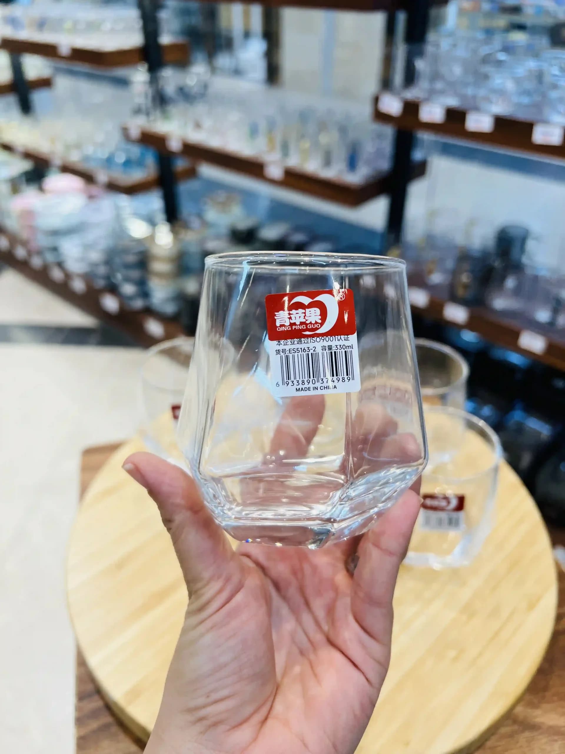 نیم لیوان چند ضلعی بلور دلی (Deli) مدل ES5163-2 (۳۱۰ میلی‌لیتر) — تصویر ۲