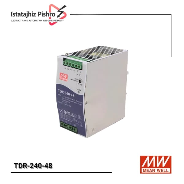 منبع تغذیه ۴۸ ولت ۵ آمپر ریلی مین ول TDR-240-48