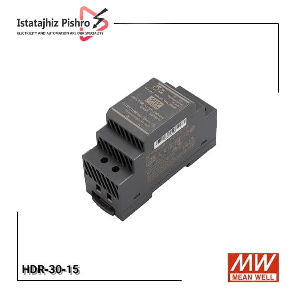 منبع تغذیه ۱۵ ولت ۲ آمپر ریلی مین ول مدل HDR-30-15