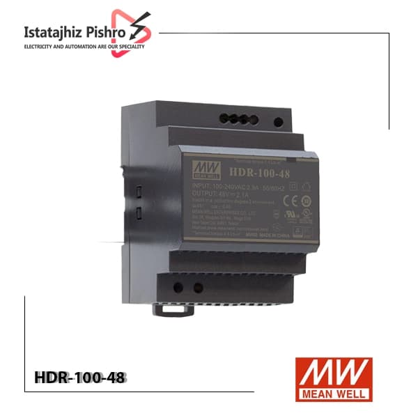 منبع تغذیه تابلو برق HDR-100-48 مین‌ول