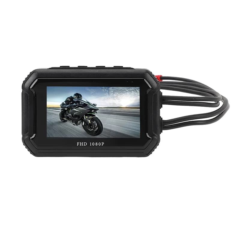 دوربین ثبت وقایع موتور سیکلت 2 لنز مدل MT05B-WiFi با GPS — تصویر ۳