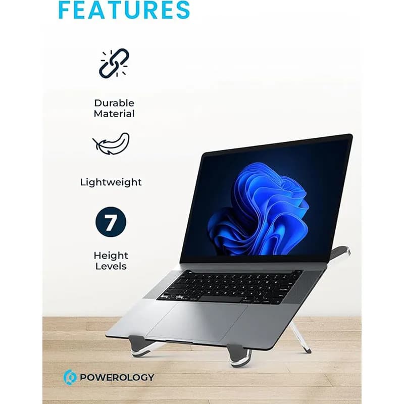 استند لپ تاپ پاورولوژی مدل POWEROLOGY PWAALPFLS — تصویر ۳