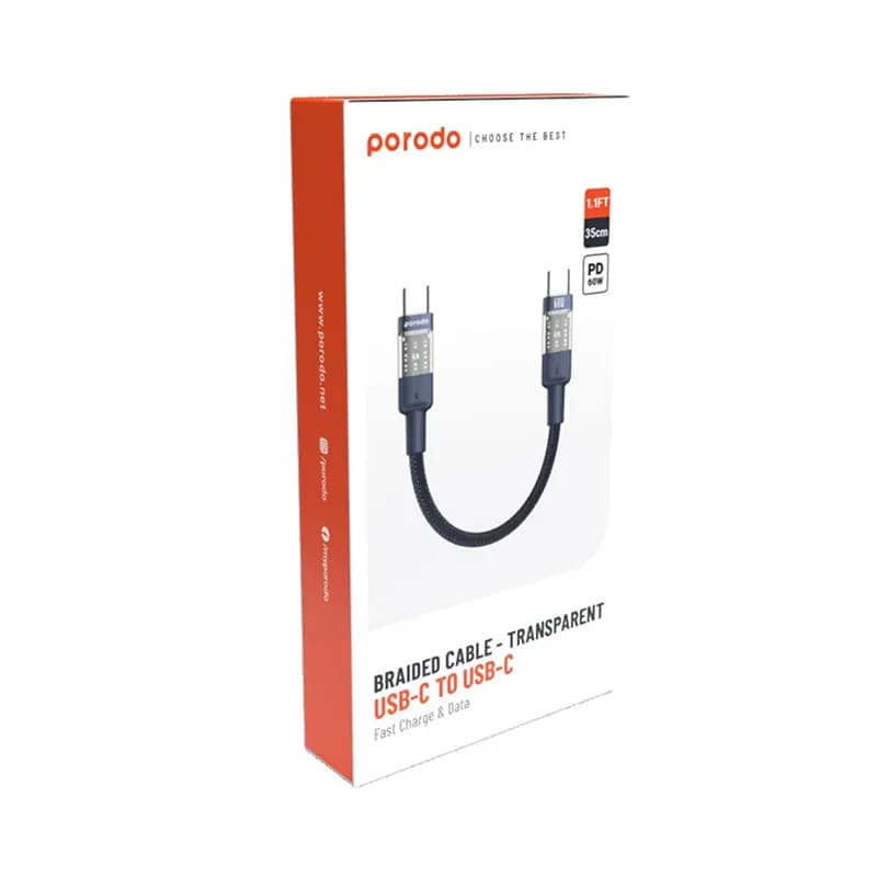 کابل شارژ پرودو مدل PORODO PD-60WCCTH — تصویر ۴