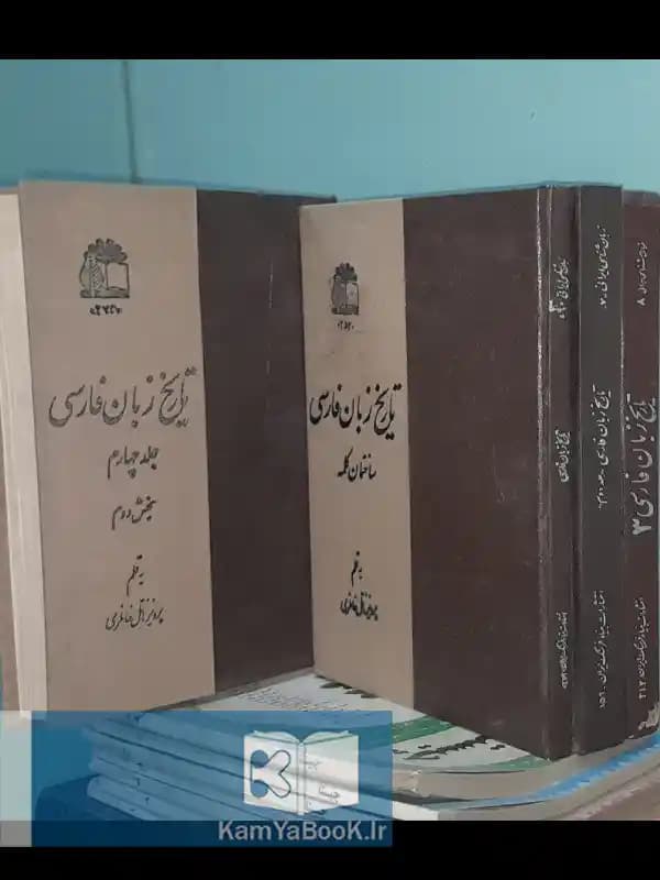 تاریخ زبان فارسی اثر دکتر پرویز ناتل خانلری (چهار جلدی)