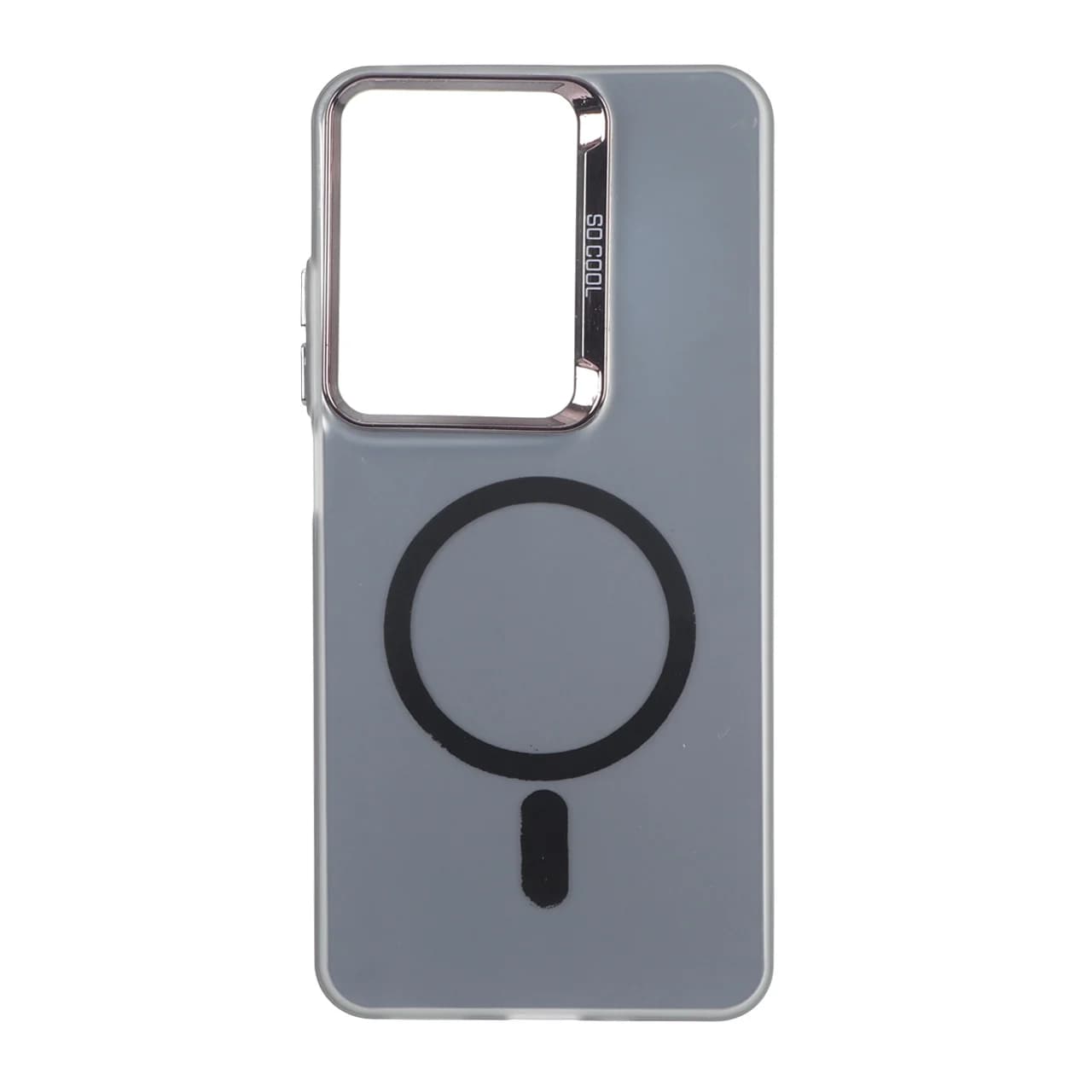 قاب SO COOL طرح مگ سیف لنز متال Realme C75 / C75x – مشکی