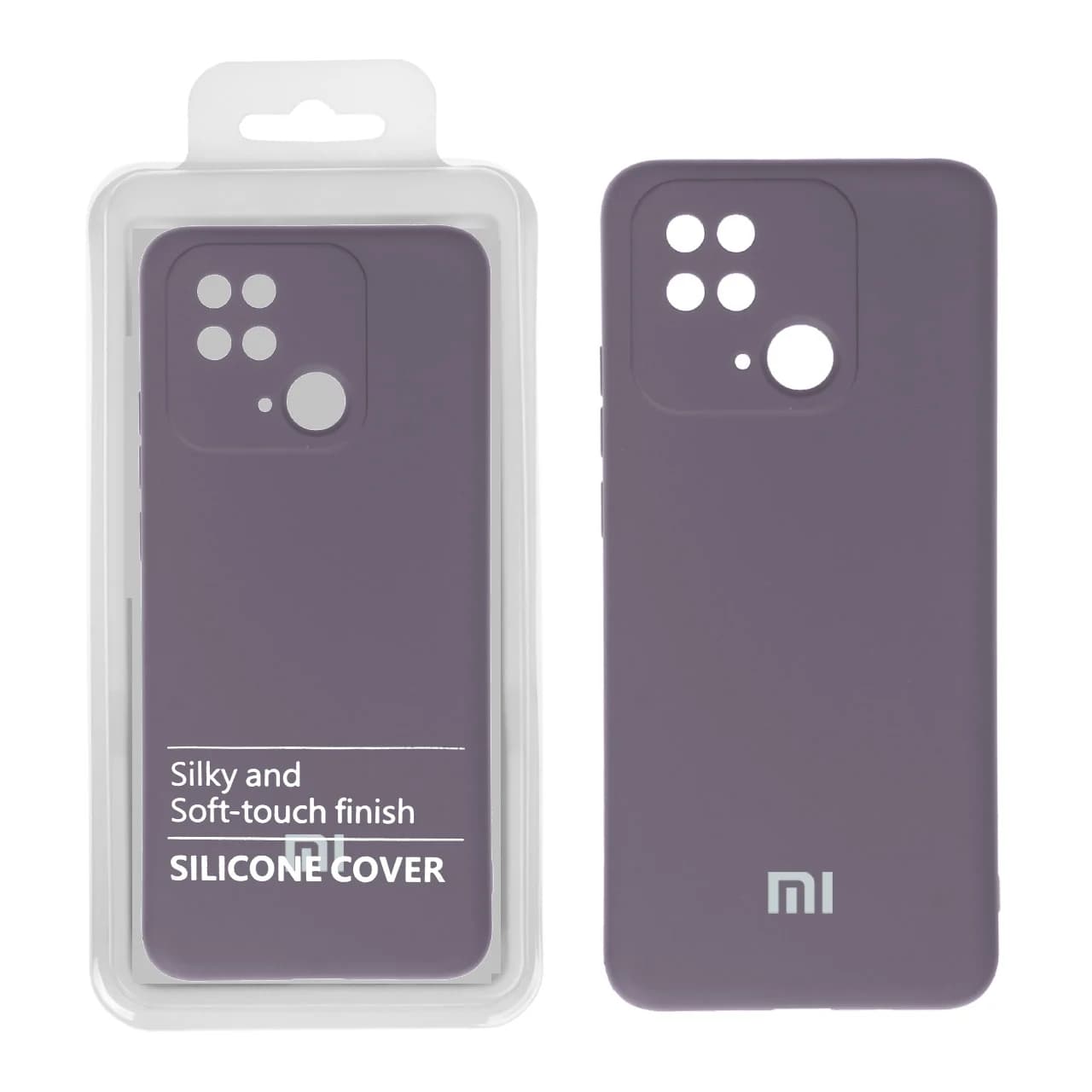 قاب نیو سیلیکون محافظ لنزدار RFF مدل Xiaomi Redmi 10C بنفش (پک دار)