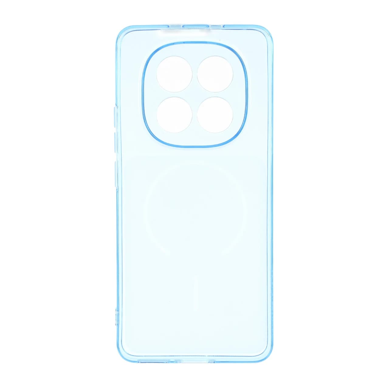 قاب ژله ای شفاف مستطیلی طرح مگ سیف محافظ لنزدار Xiaomi Redmi Note 15 / Poco M8 5G — تصویر ۲