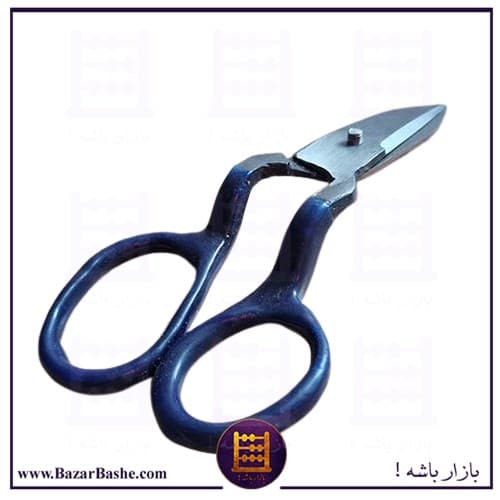 قیچی دسته کج تبریز تیغه فولادی