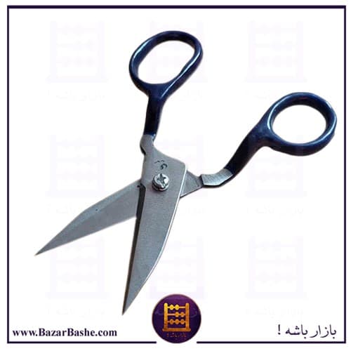 قیچی دسته کج تبریز تیغه فولادی — تصویر ۲