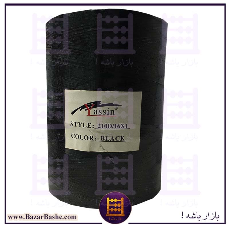 نخ موم دار 500 متری (وارداتی) یاسین Yassin ضخامت 1 میلیمتر — تصویر ۲
