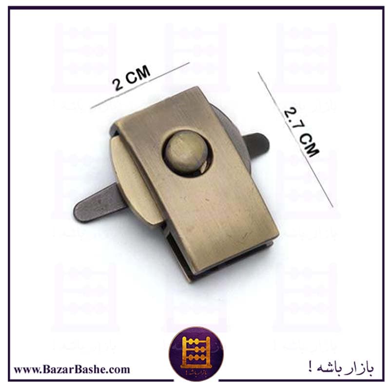 قفل نک دار وارداتی مدل نکی پایه دار — تصویر ۲