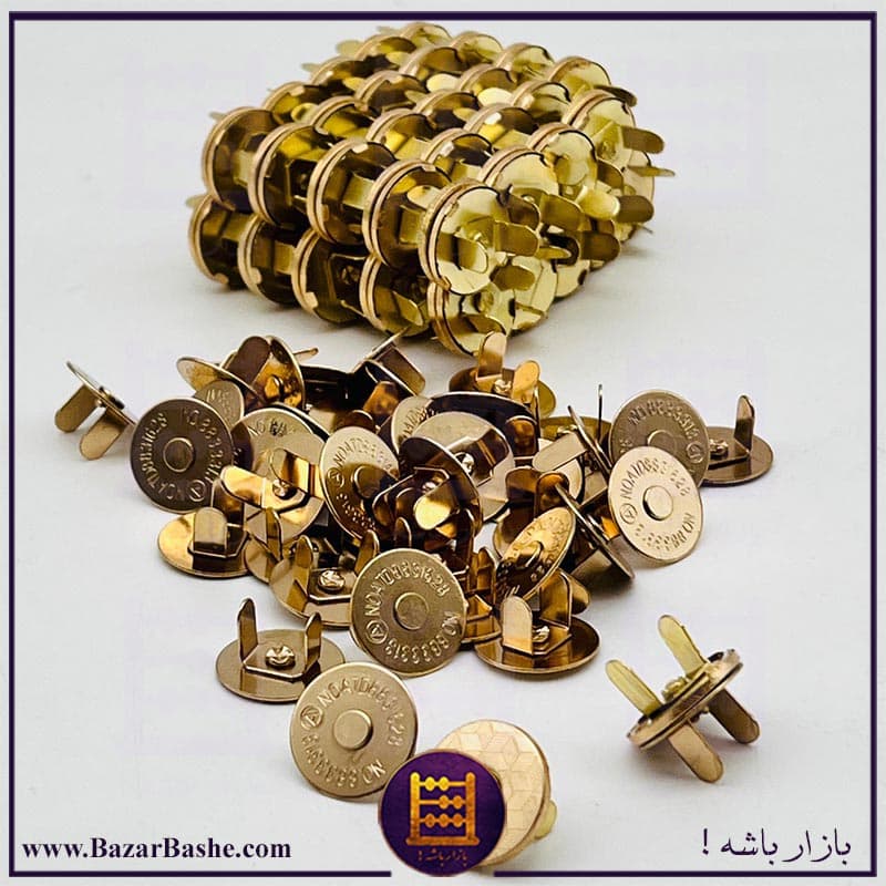 دکمه مگنت شطرنجی تخت رنگ بندی و سایز بندی متنوع — تصویر ۴