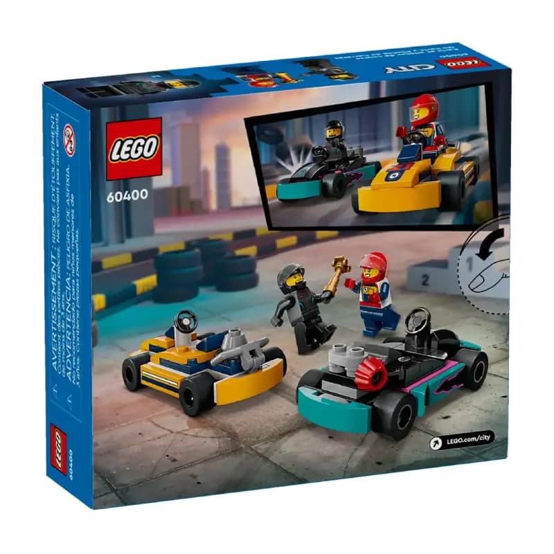 لگو Go-Karts and Race Drivers سری سیتی کد 60400 — تصویر ۶
