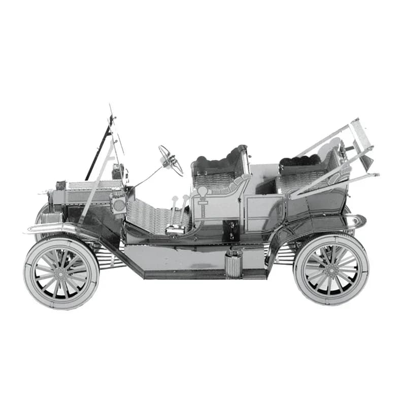 ساختنی سه بعدی فلزی مدل vintage car — تصویر ۲