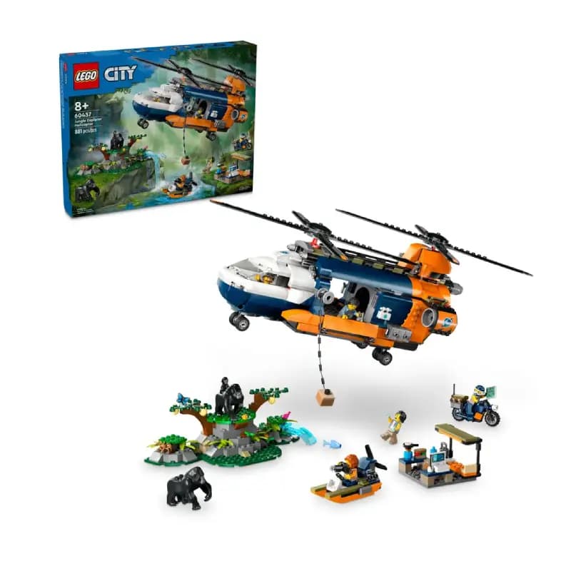 لگو Jungle Helicopter سری سیتی کد 60437