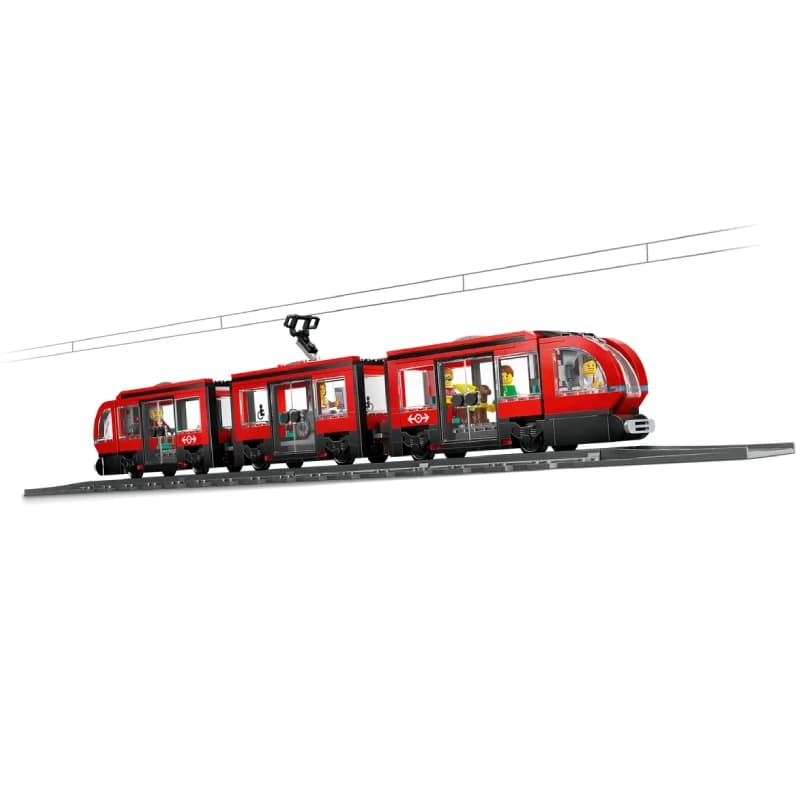 لگو City Downtown Streetcar and Station سری سیتی کد 60423 — تصویر ۷