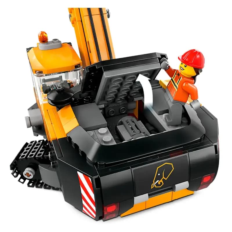 لگو Yellow Construction Excavator سری سیتی کد 60420 — تصویر ۶