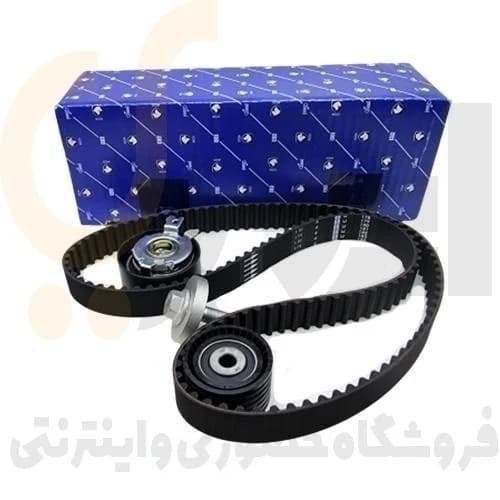 مجموعه تسمه تایمینگ با غلتک ها ال 90 – کیت تایم – ISACO – اپتی بلت OPTIBELT
