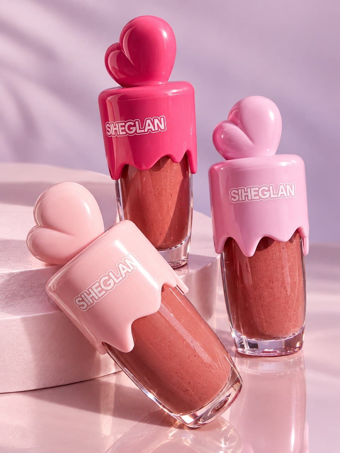 رژ مایع و چرب لب طبیعی کد3 SIHEGLAN — تصویر ۲